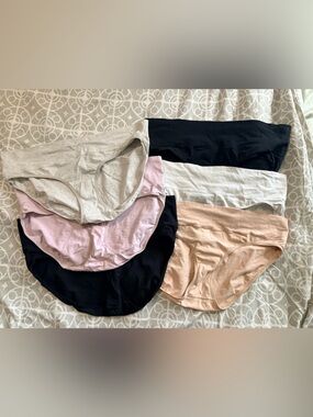 Mid rise full coverage maternity underwear